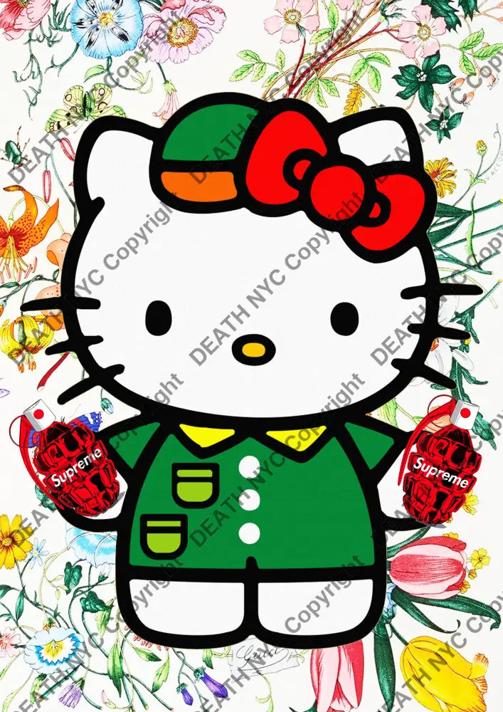 Auction ’F1348 kitty’ art print 45x32cm (Edition of 100) Art Print