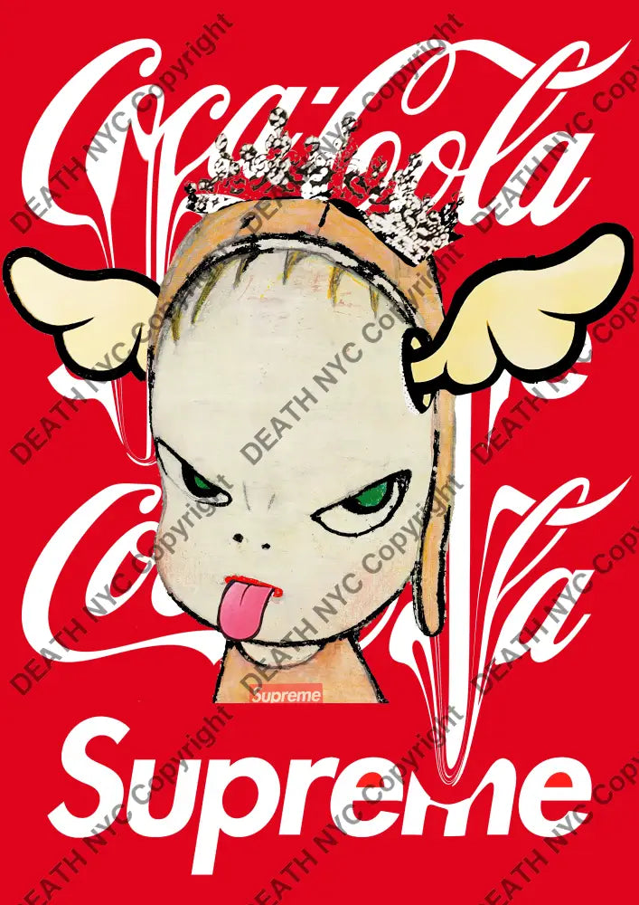 Auction ’face sup coke’ art print 45x32cm (Edition of 100) Art Print