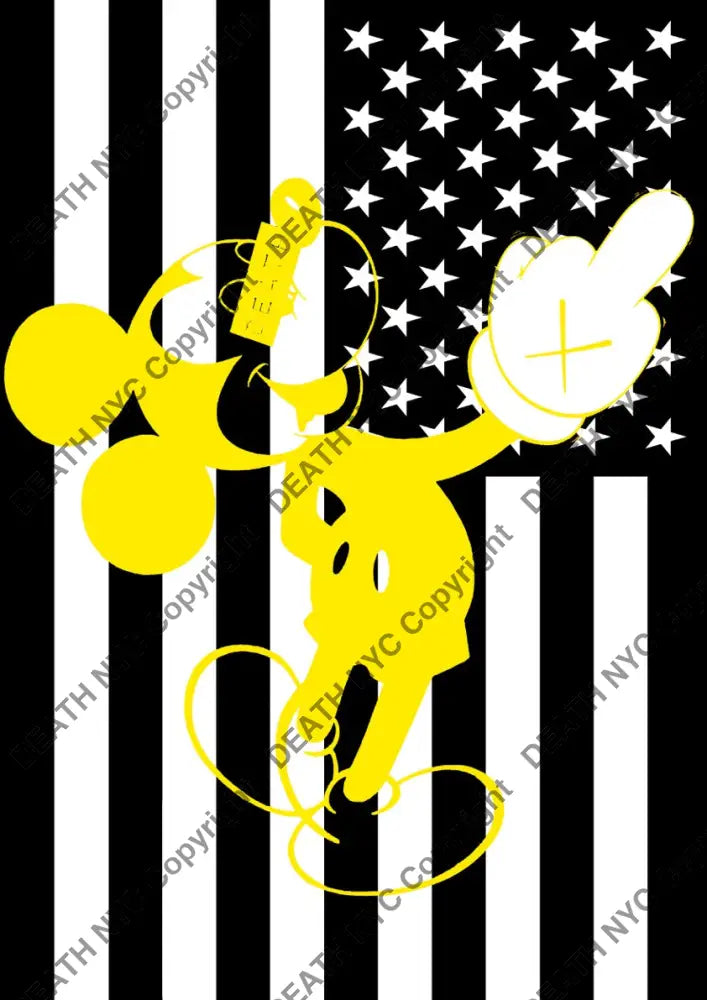 Auction ’finger USA ’ art print 45x32cm (Edition of 100) Art Print