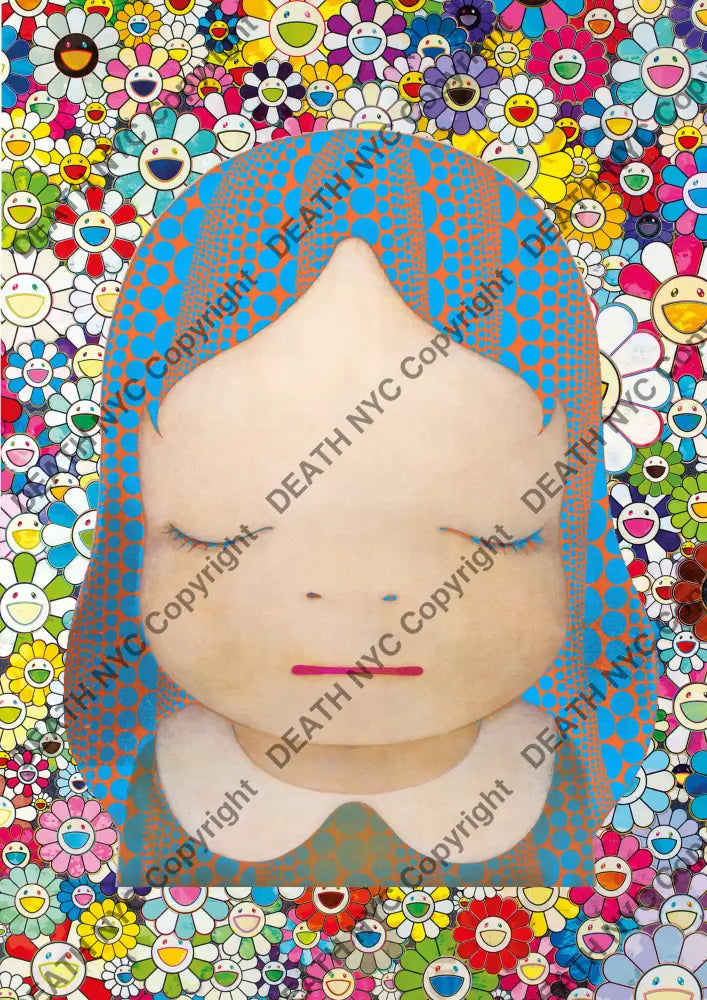 Auction ’flwr sleep girl 1. ’ art print 45x32cm (Edition of 100) - Art Print
