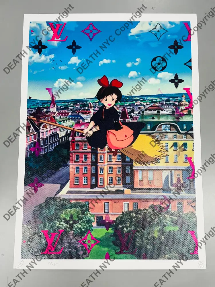 Auction ’flying ’ 45x32cm (Edition of 100) (2025) Art Print
