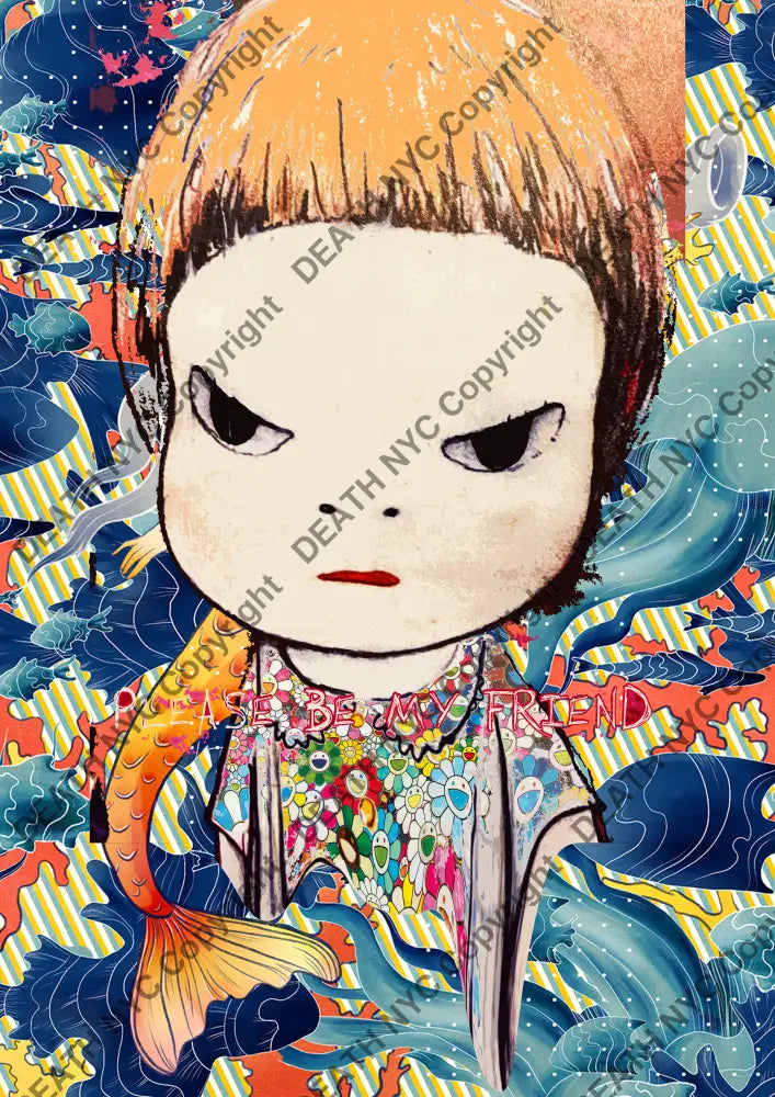 Auction ’G862 girl’ art print 45x32cm (Edition of 100) - Art Print