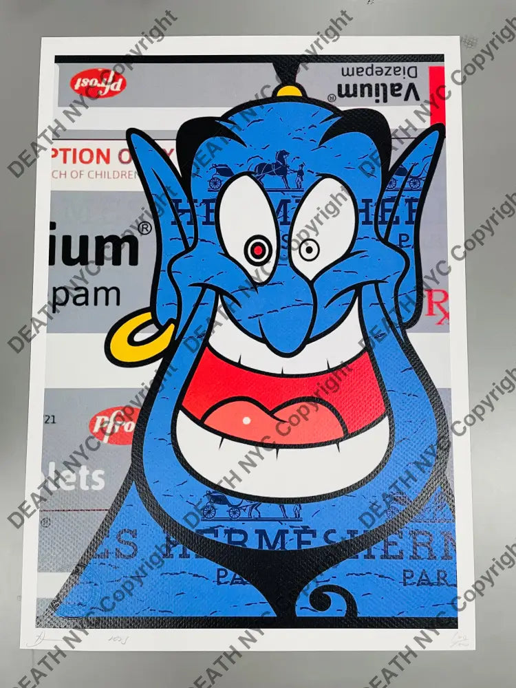 Auction ’ghost face’ 45x32cm (Edition of 100) (2023) Art Print