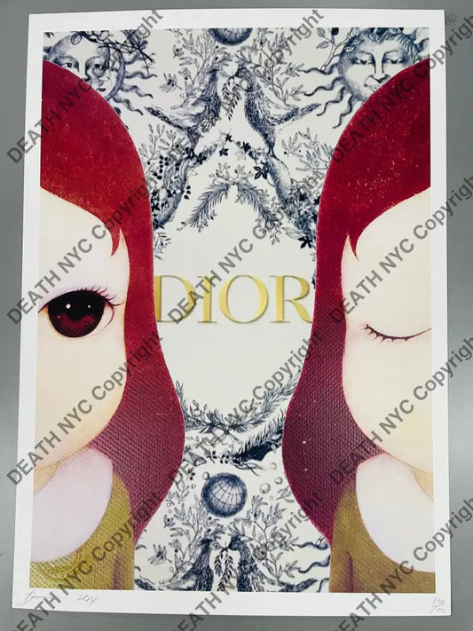 Auction ’girl d r ’ 45x32cm (Edition of 100) (2024) Art Print