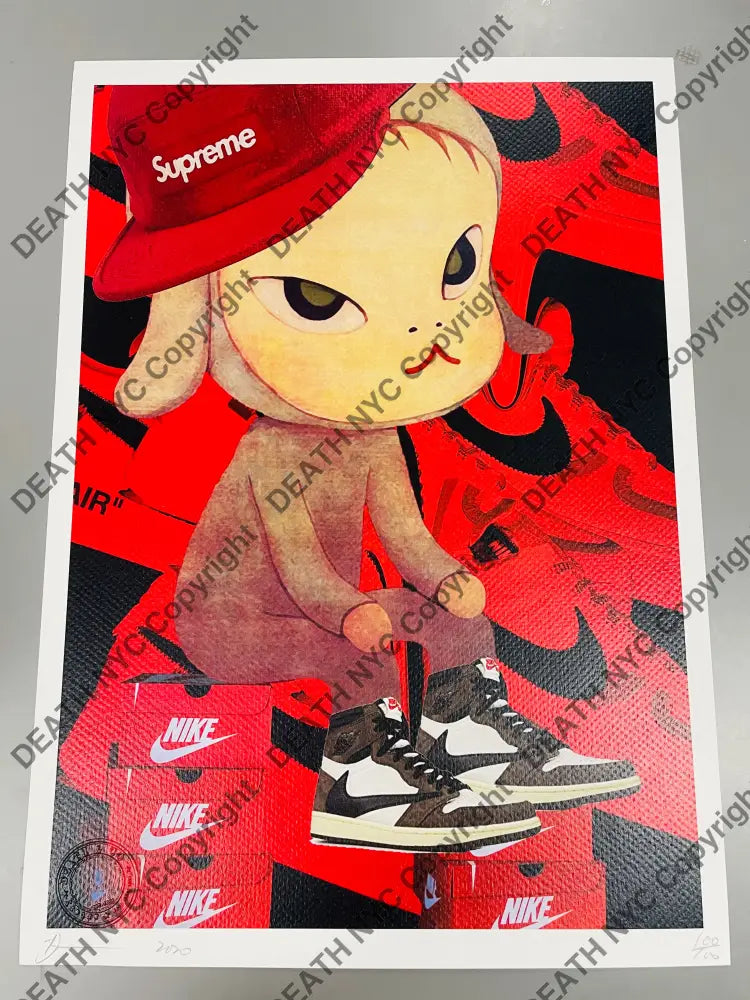 Auction ’Girl Kick’ 45x32cm (Edition of 100*) (2020) Art Print
