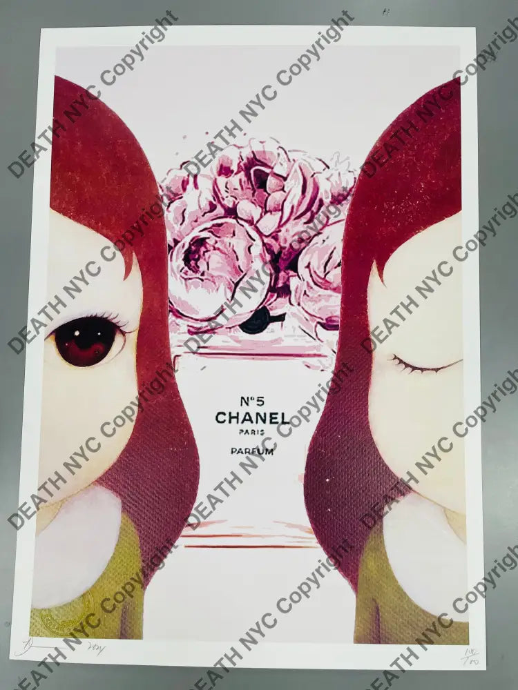 Auction ’Girl perfume’ 45x32cm (Edition of 100) (2024) Art Print