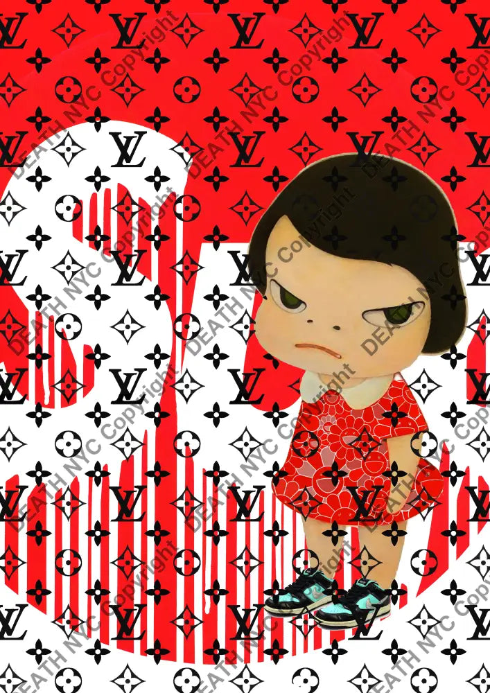 Auction ’cute sup lv’ art print 45x32cm (Edition of 100) Art Print