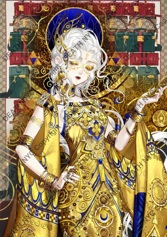 Auction ’gold queen’ 45x32cm (Edition of 100) AUC128 Art Print