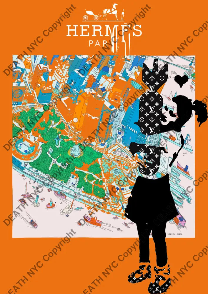 Auction ’her bomb girl’ 45x32cm (Edition of 100) Art Print