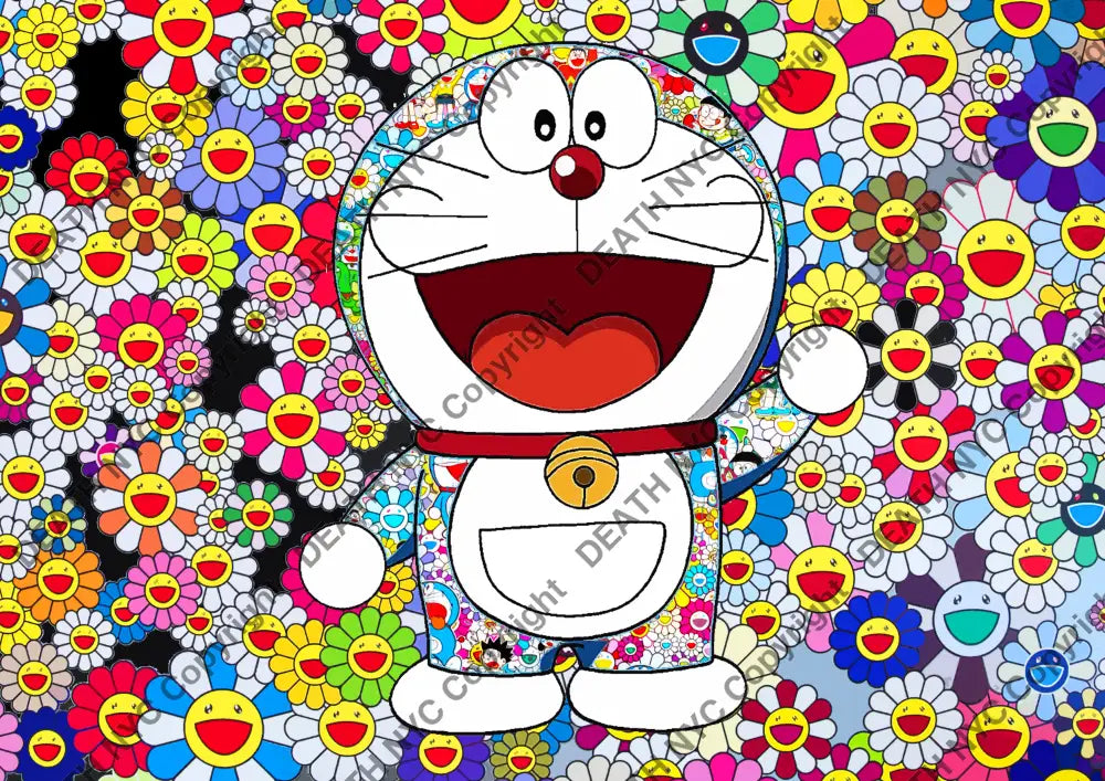 Auction ’hi dmon flower 1 *’ art print 45x32cm (Edition of 100) - Art Print
