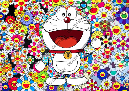Auction ’hi dmon flower 1 *’ art print 45x32cm (Edition of 100) - Art Print