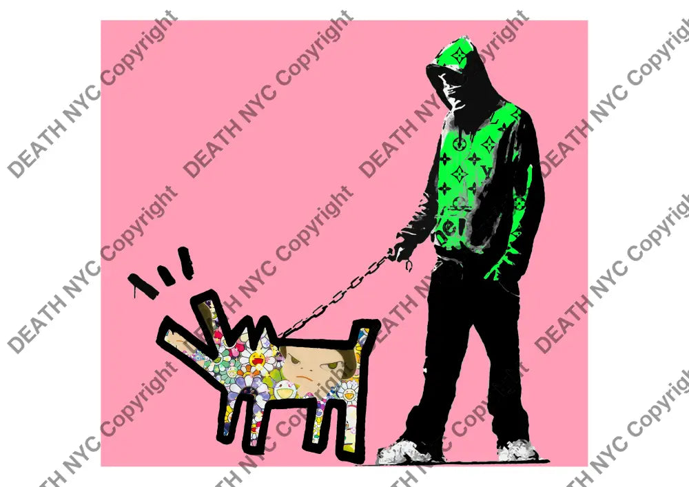 Auction ’human walk 2’’ art print 45x32cm (Edition of 100) Art Print