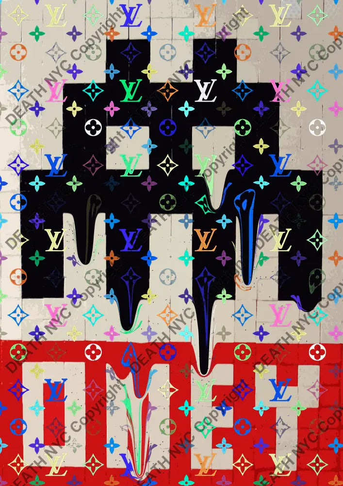 Auction ’inavde obey’ art print 45x32cm (Edition of 100) Art Print