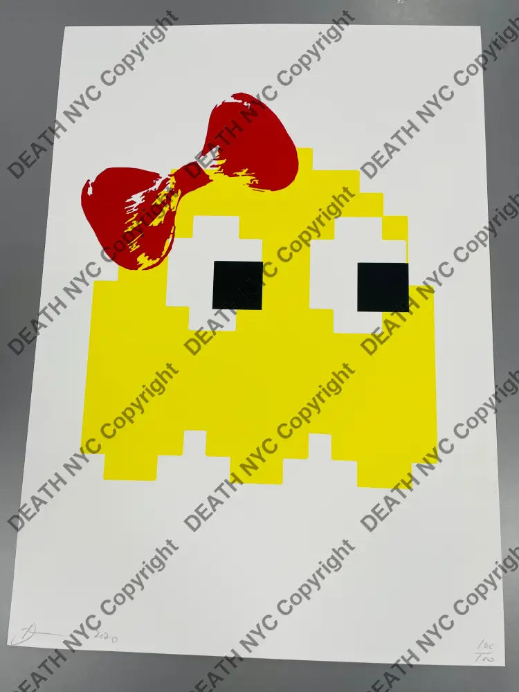 Auction ’invade yel’ 45x32cm (Edition of 100*) (2020) Art Print