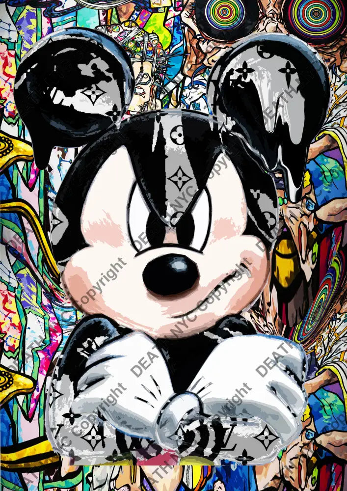 Auction ’J247 mouse’ art print 45x32cm (Edition of 100) Art Print