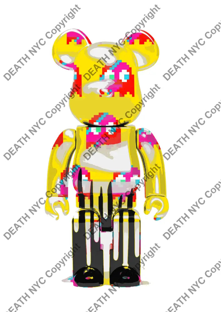 Auction ’J445 bear’ art print 45x32cm (Edition of 100) Art Print