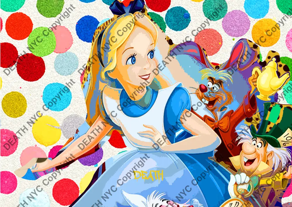 Auction ’J689 alice ’ art print 45x32cm (Edition of 100) Art Print
