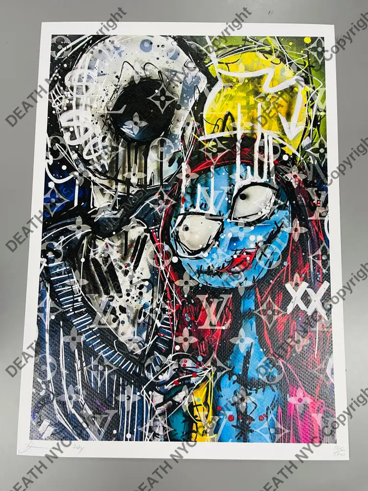 Auction ’Jack Blue’ 45x32cm (Edition of 100*) (2024) Art Print