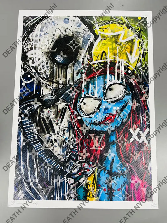 Auction ’Jack Blue’ 45x32cm (Edition of 100*) (2024) Art Print