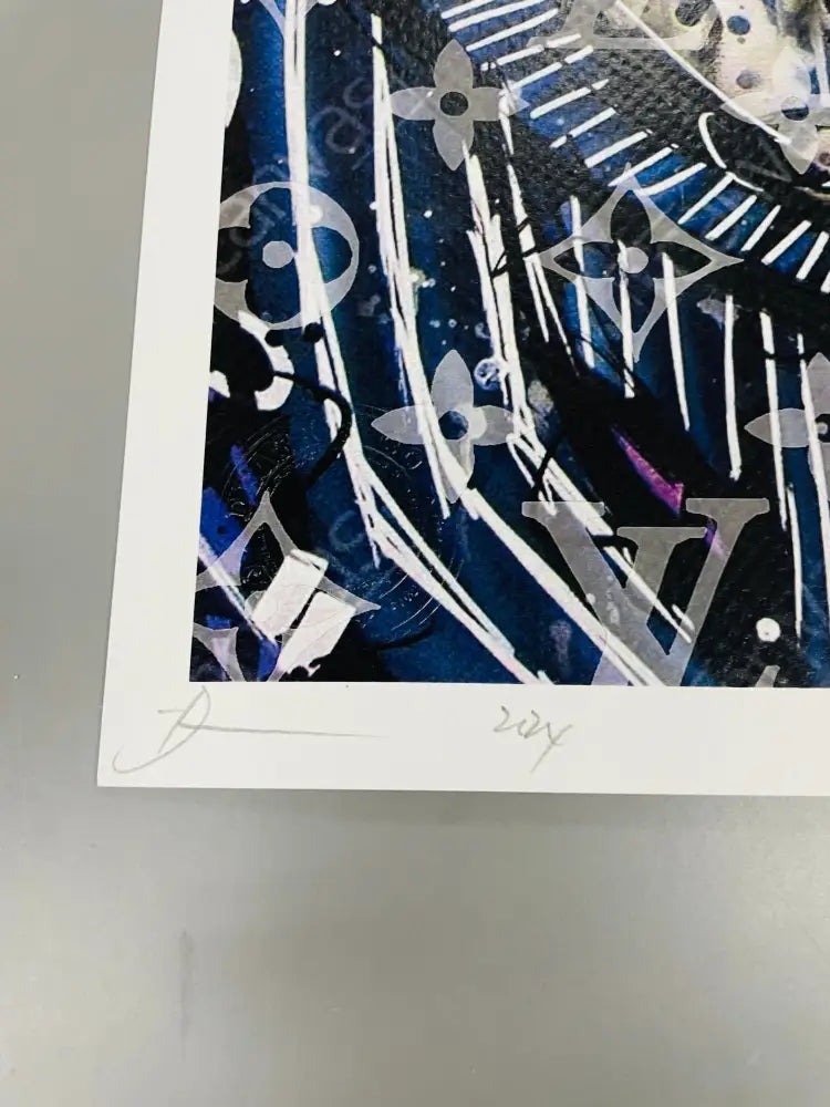 Auction ’Jack Blue’ 45x32cm (Edition of 100*) (2024) Art Print