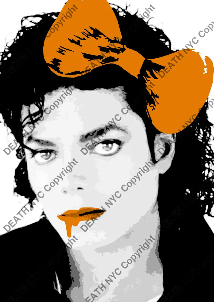 Auction ’jackson orange ’ art print 45x32cm (Edition of 100) - Art Print
