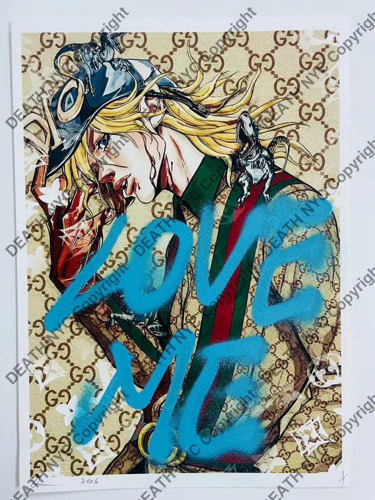Auction ’jo g cc ’ Hand Written (Edition of ONE) 2026 - Art Print