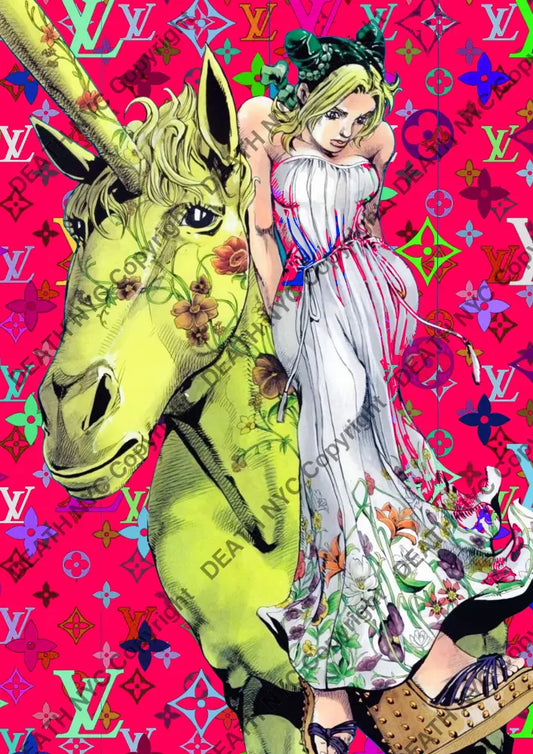 Auction ’jo horse p’ 45x32cm (Edition of 100) AUC131 Art Print
