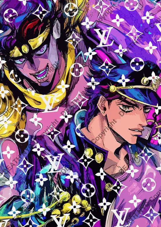 Auction ’jo purple world L ’ art print 45x32cm (Edition of 100) Art Print