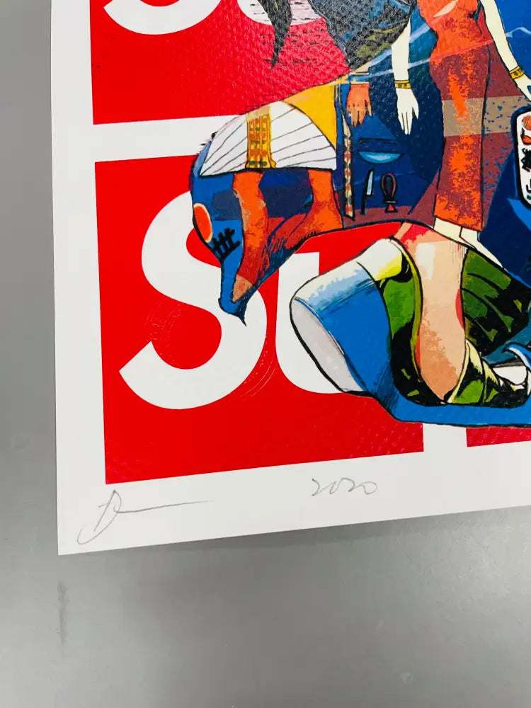 Auction ’Jo Sup’ 45x32cm (Edition of 100*) (2020) Art Print