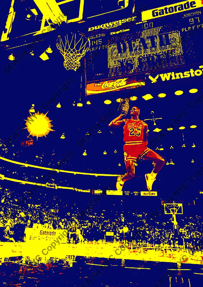 Auction ’jor dunk bomb blue y’ art print 45x32cm (Edition of 100) Art Print