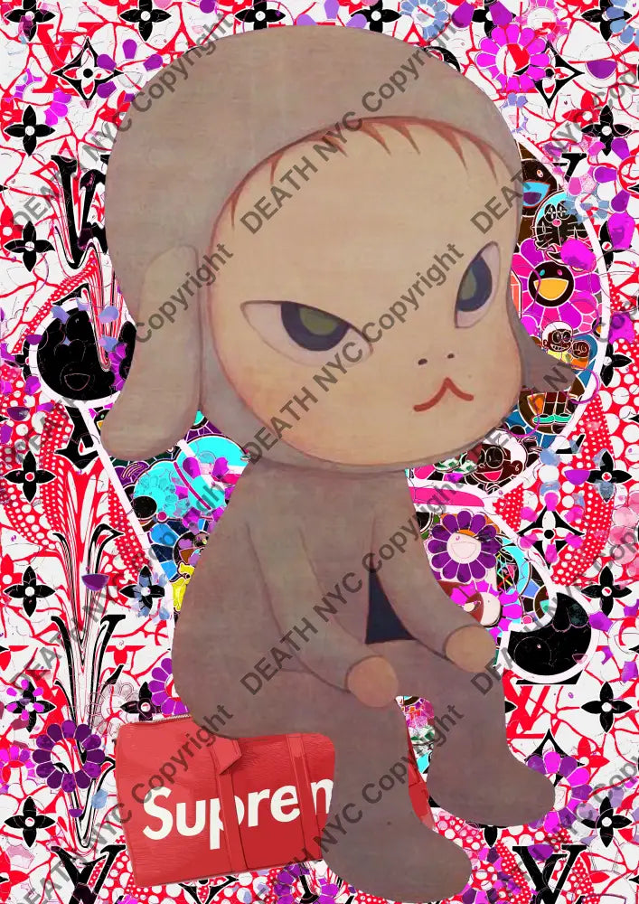 Auction ’K221 girl’ art print 45x32cm (Edition of 100) Art Print