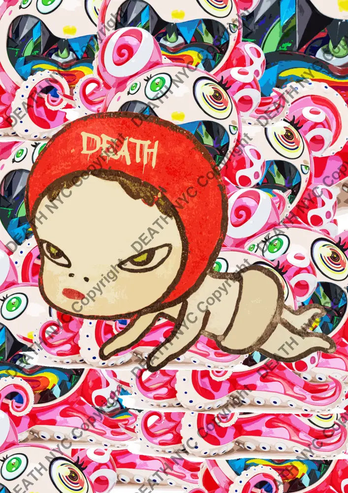 Auction ’K542 girl’ art print 45x32cm (Edition of 100) Art Print