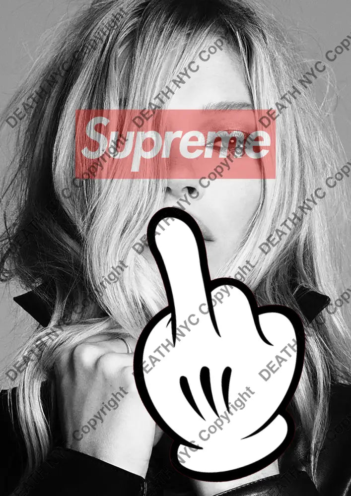 Auction ’kate finger sup ’ art print 45x32cm (Edition of 100) - Art Print