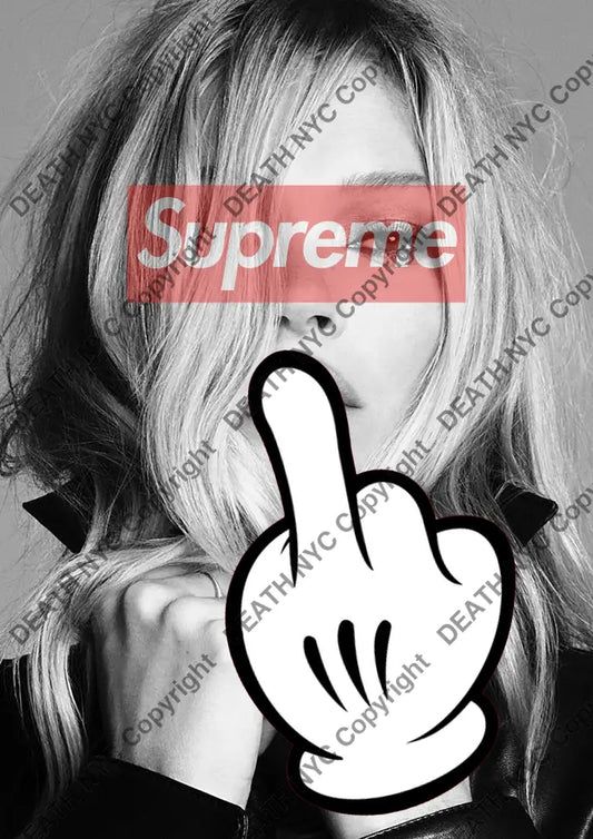 Auction ’kate finger sup ’ art print 45x32cm (Edition of 100) - Art Print