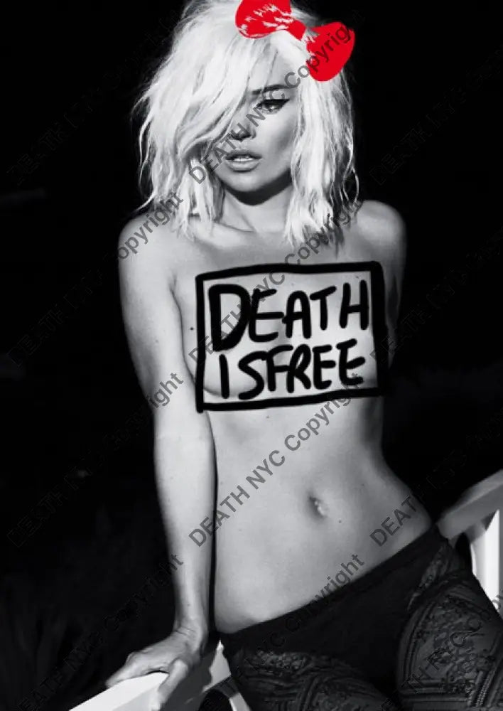 Auction ’kate m death is free’ art print 45x32cm (Edition of 100) - Art Print