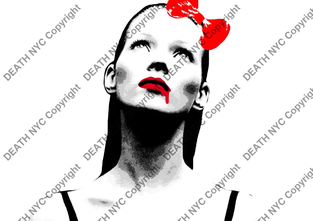 Auction ’kate m drip ’ art print 45x32cm (Edition of 100) - Art Print