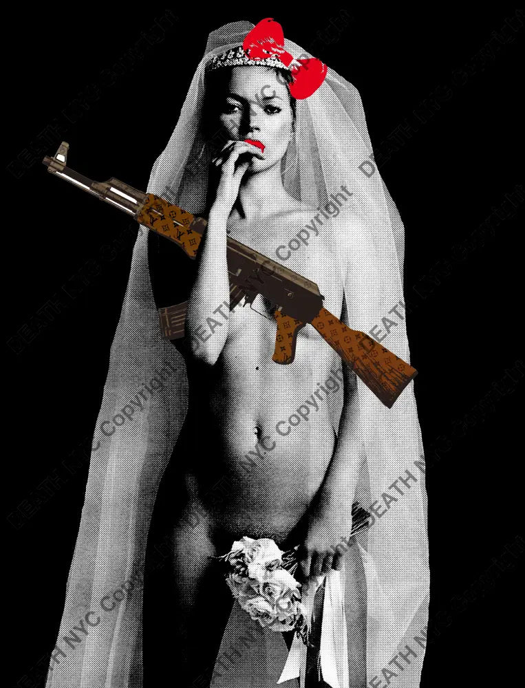 Auction ’kate m n d ak wedding’ art print 45x32cm (Edition of 100) - Art Print