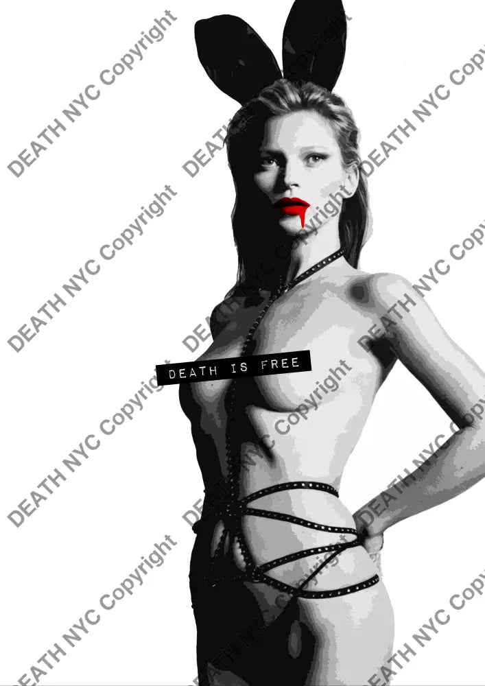 Auction ’kate m play bleed 2 ’ art print 45x32cm (Edition of 100) - Art Print
