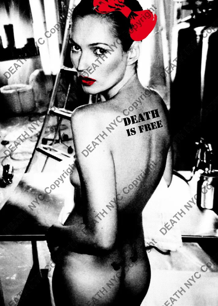 Auction ’kate_moss_dif’ art print 45x32cm (Edition of 100) - Art Print