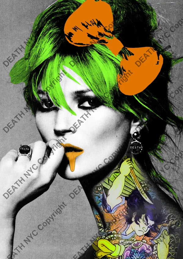 Auction ’kate new drip tat or ’ art print 45x32cm (Edition of 100) - Art Print