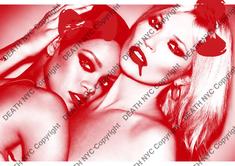 Auction ’kate rih red ’ art print 45x32cm (Edition of 100) - Art Print