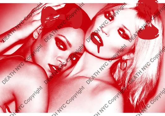 Auction ’kate rih red ’ art print 45x32cm (Edition of 100) - Art Print