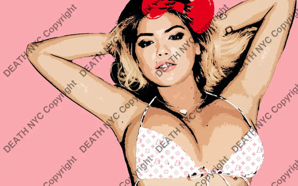 Auction ’kate up ’ art print 45x32cm (Edition of 100) - Art Print
