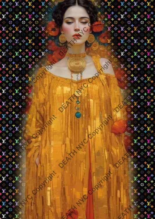 Auction ’klmt gold’ 45x32cm (Edition of 100) BF585 Art Print