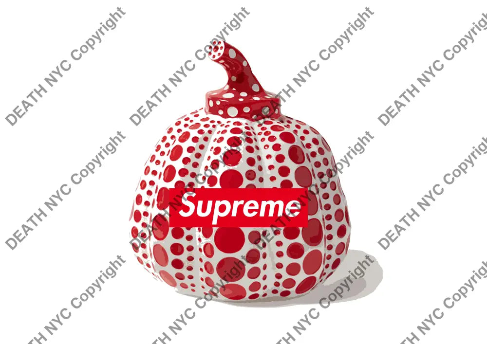 Auction ’ku pumpkin sup red’ art print 45x32cm (Edition of 100) Art Print