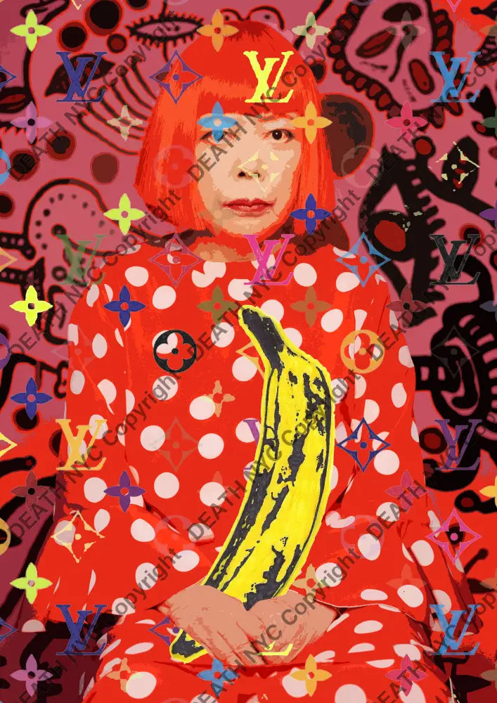 Auction ’ku sa ma banana ’ art print 45x32cm (Edition of 100) - Art Print