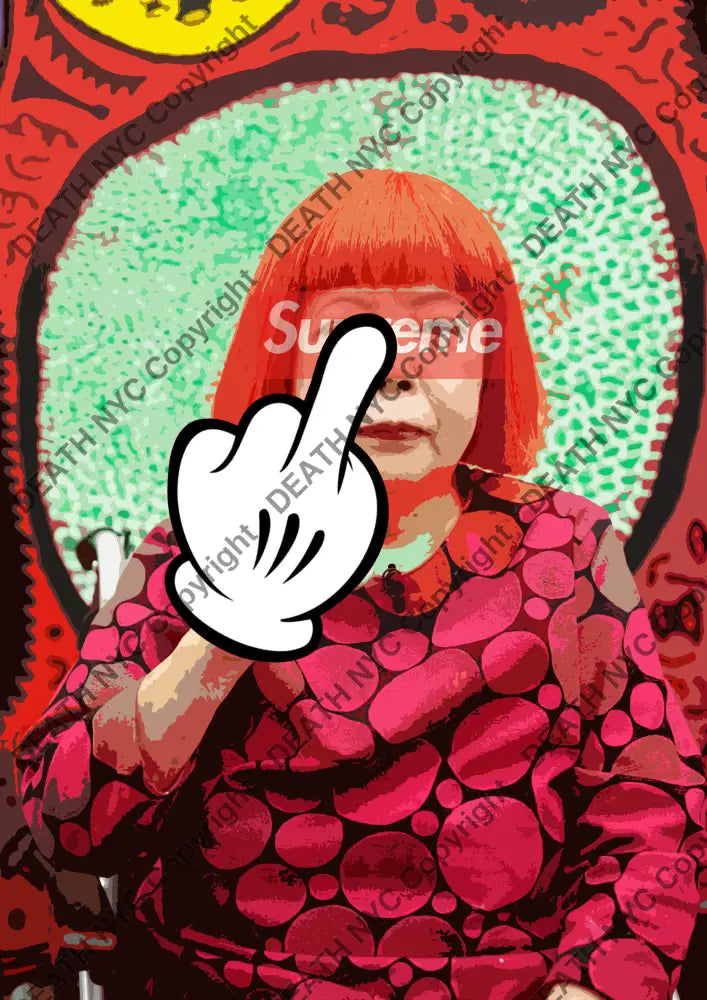 Auction ’ku sa ma finger’ art print 45x32cm (Edition of 100) - Art Print