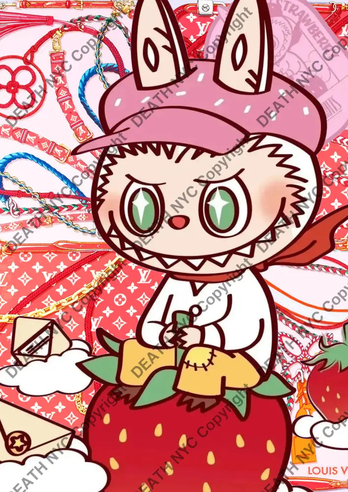 Auction ’L b b strawb’ 45x32cm (Edition of 100) DEATHBF606 Art Print