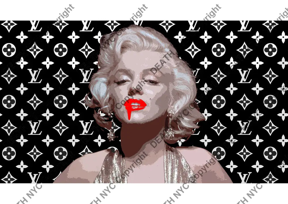 Auction ’l v monr ’ art print 45x32cm (Edition of 100) - Art Print