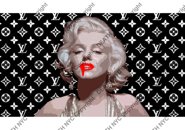 Auction ’l v monr ’ art print 45x32cm (Edition of 100) - Art Print